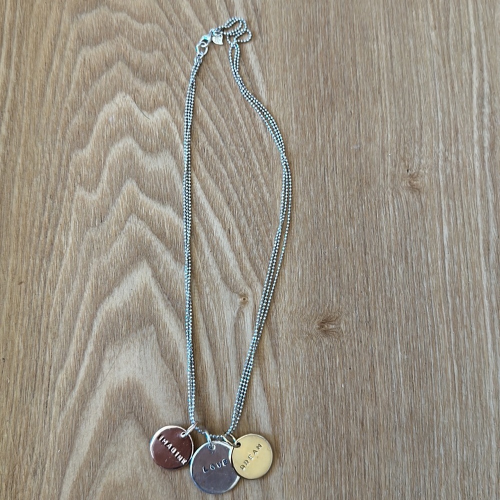 Imagine love and dream necklace